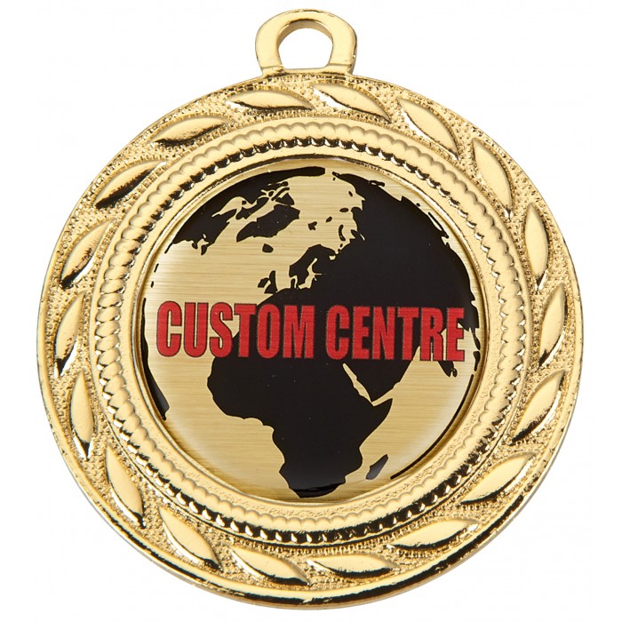 40MM CUSTOM VINYL DOMED MEDAL  **BUDGET OPTION**